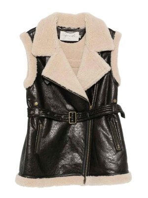 URBANCODE: waistcoats & gilets - Jacket faux-leather waist jacket