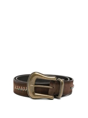 ARSENICO: Ceintures - Ceinture - Marron