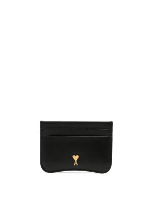 AMI PARIS: wallets & purses - Card holder in leather