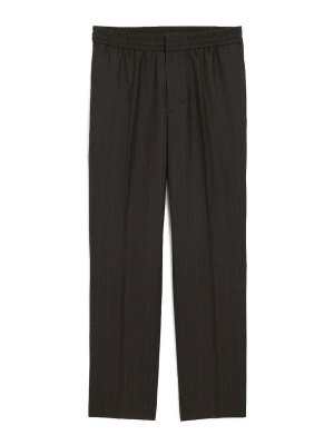 AMI PARIS: casual jackets - Virgin wool tapered trousers