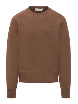 AMI PARIS: crew necks - Ami de Coeur cotton sweatshirt