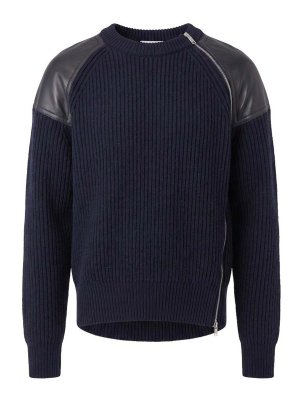 BOTTEGA VENETA: crew necks - Wool-cashmere English rib sweater