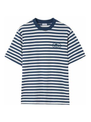 BURBERRY: Tシャツ - Tシャツ - ブルー