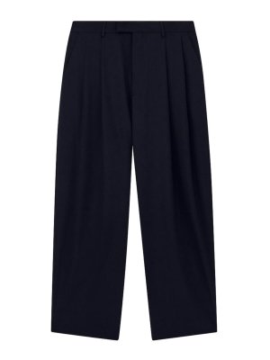 GIORGIO ARMANI: casual jackets - Oversized virgin wool trousers