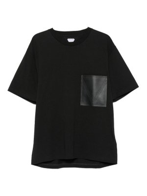 BOTTEGA VENETA: Tシャツ - Tシャツ - 黒