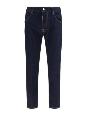 DSQUARED2: jeans dritti, a sigaretta - Jeans Skater in denim stretch