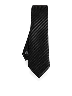 GIORGIO ARMANI: Cravates & noeuds papillon - Cravate - Noir