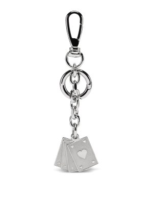 Maison Margiela: key holders - Playing cards metal key ring