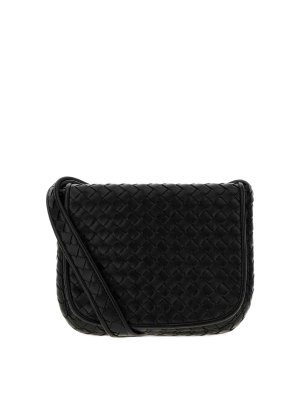 BOTTEGA VENETA: cross body bags - Mini Veneto Flap messenger bag