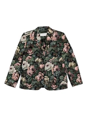 DRIES VAN NOTEN: blazers - Brea floral jacquard blazer