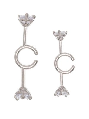 PANCONESI: Pendientes - Pendientes - Plata