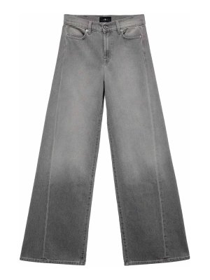 7 FOR ALL MANKIND: straight leg jeans - Lotta Tailorless wide-leg jeans