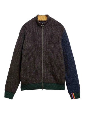 BARBOUR: cardigans - Paul Smith x Barbour Gamefair wool cardigan