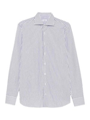 BORRIELLO NAPOLI: camicie - Camicia in cotone a righe