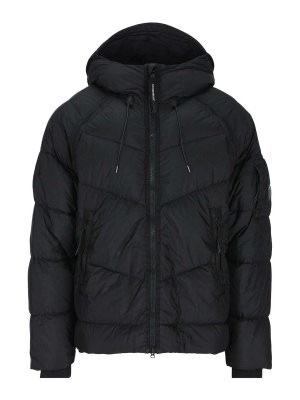 C.P. COMPANY: padded jackets - Lens hooded down jacket