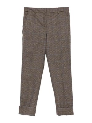 INCOTEX: casual trousers - Nevet Prince of Wales tailored trousers