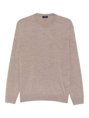 PAUL & SHARK: maglia collo rotondo - Maglia girocollo in merino superfine 140's