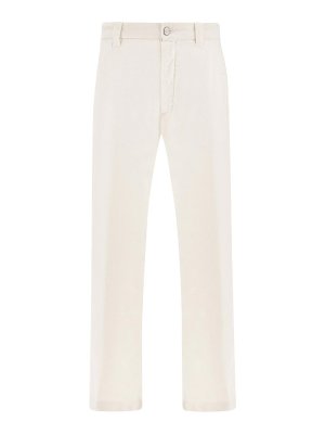 PAUL & SHARK: pantaloni casual - Pantaloni Stresa bull di cotone tinti in capo