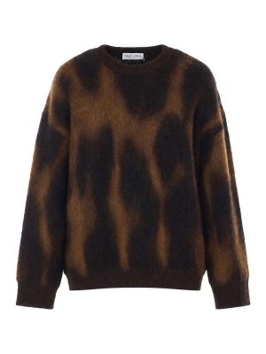 ROBERTO COLLINA: crew necks - Long-sleeve abstract pattern jumper