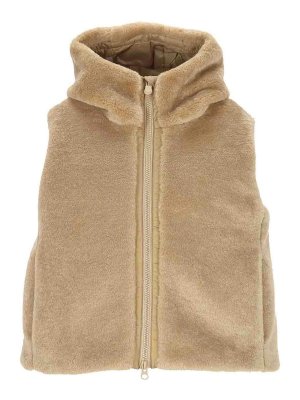 Save The Duck: waistcoats & gilets - Cassandra padded faux fur gilet