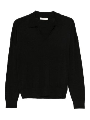 ZANONE: polo shirts - Wide-fit Flexwool V-neck polo