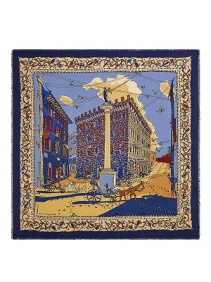 SALVATORE FERRAGAMO: scarves - Palazzo Spini-Feroni patterned shawl