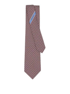 SALVATORE FERRAGAMO: cravatte e papillion - Cravatta in seta stampa