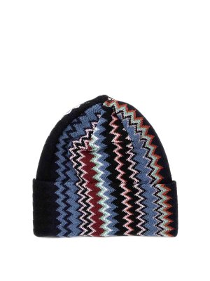 MISSONI: hats & caps - Zigzag beanie