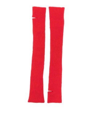 ROBERTO COLLINA: Gants - Gants - Rouge