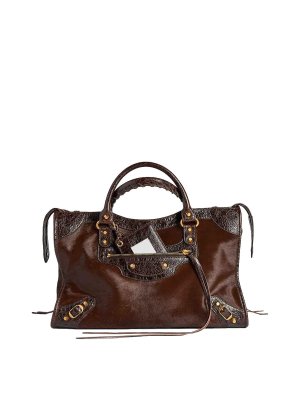 BALENCIAGA: Handtaschen - Shopper - Braun