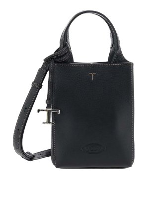 TOD'S: totes bags - Micro handbag with logo charm