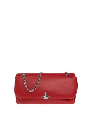 VIVIENNE WESTWOOD: borse a tracolla - Borsa a tracolla con catena