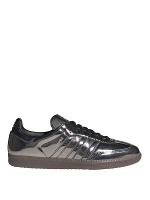 Adidas Originals: trainers - Samba OG metallic leather sneakers