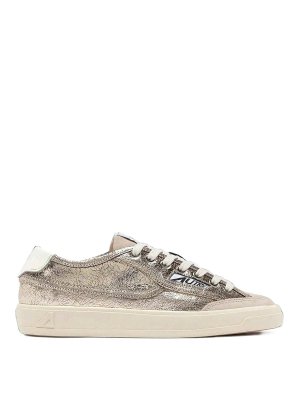 AUTRY: trainers - Windscape Low laminated leather sneakers