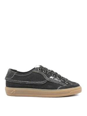 AUTRY: trainers - Windscape Low black suede sneakers