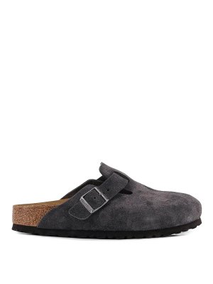 BIRKENSTOCK: sabot - Zoccoli Boston in camoscio