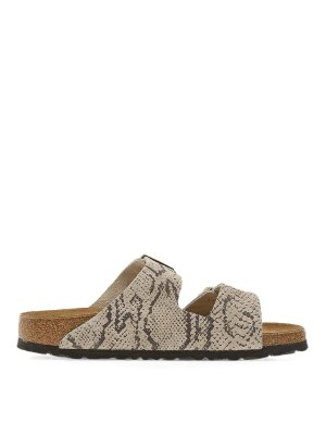 BIRKENSTOCK: sandals - Arizona Snake suede sandals