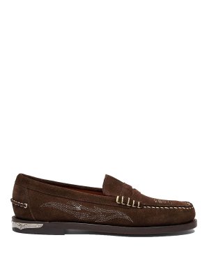 SEBAGO: Loafers & Slippers - Dan Dallas suede penny loafers