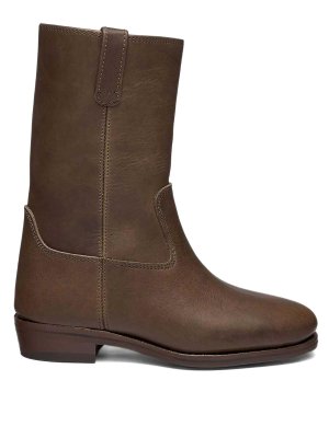 SEBAGO: boots - Ranch Woman smooth leather boots