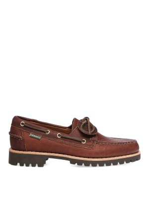 SEBAGO: Loafers & Slippers - Ranger Artisan Momoth grained leather loafers
