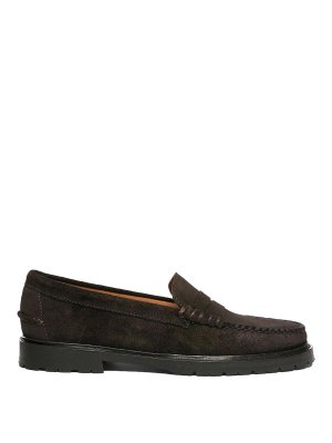 SEBAGO: Mocassini e slippers - Mocassini dawson rrs in pelle scamosciata