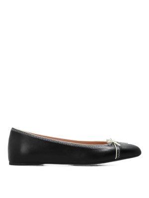 VALENTINO GARAVANI: flat shoes - VLogo Signature bow ballet flats