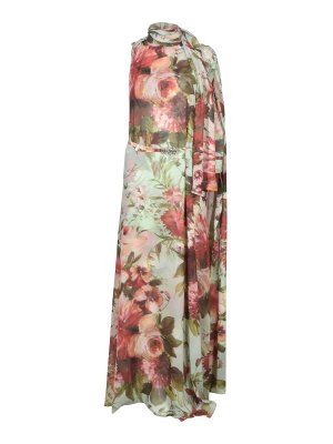 CHIARA BONI LA PETITE ROBE: maxi dresses - Floral-print sleeveless maxi dress