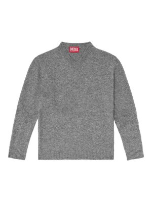 DIESEL: Pull col rond - Pull Col Rond - Gris