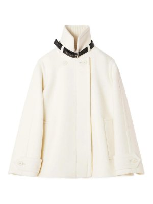 LANVIN: Lange Mäntel - Langer Mantel - Creme