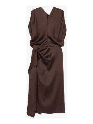 LANVIN: ニーレングスドレス - 膝丈ドレス - ブラウン