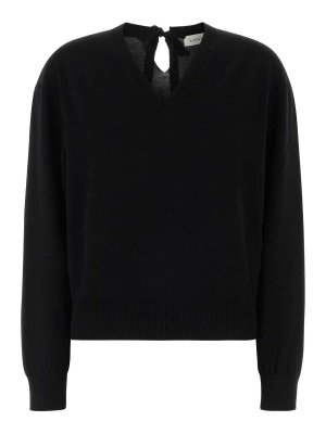 LANVIN: Pull col rond - Pull Col Rond - Noir