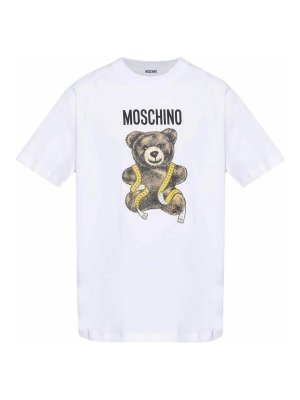 MOSCHINO: T-shirts - T-Shirt - Weiß