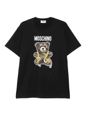 MOSCHINO: Camisetas - Camiseta - Negro