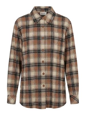 P.A.R.O.S.H.: camicie - Camicia a quadri marrone
